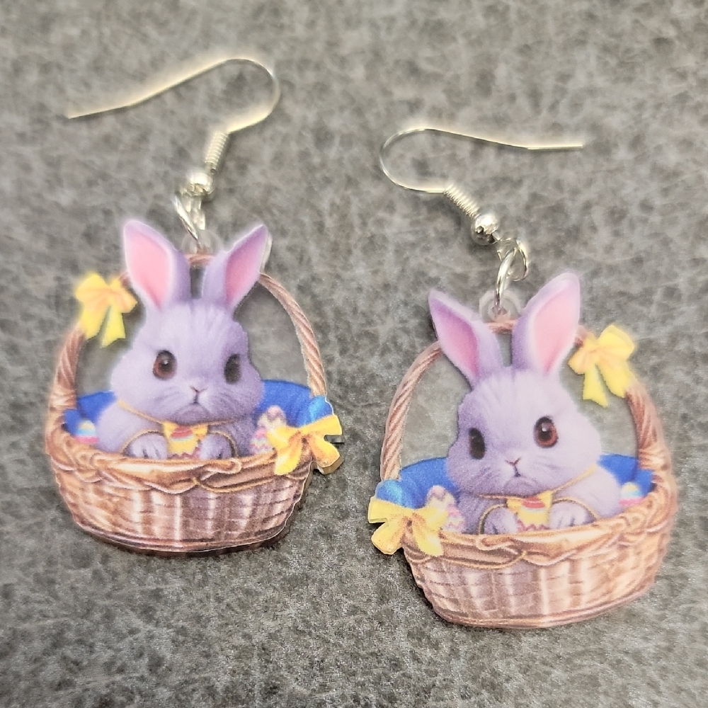 Bunny Basket Earrings